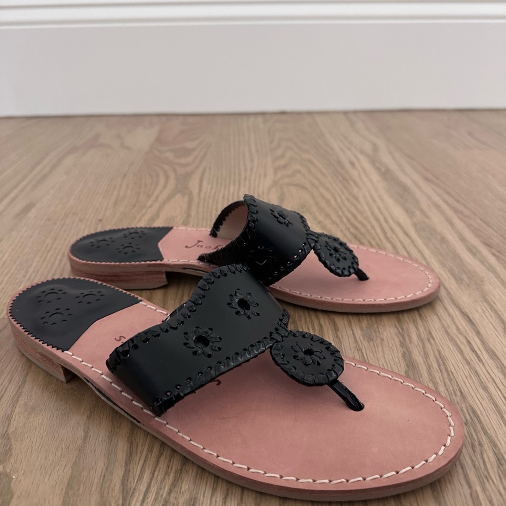 Jack Rogers Black Women's Sandals